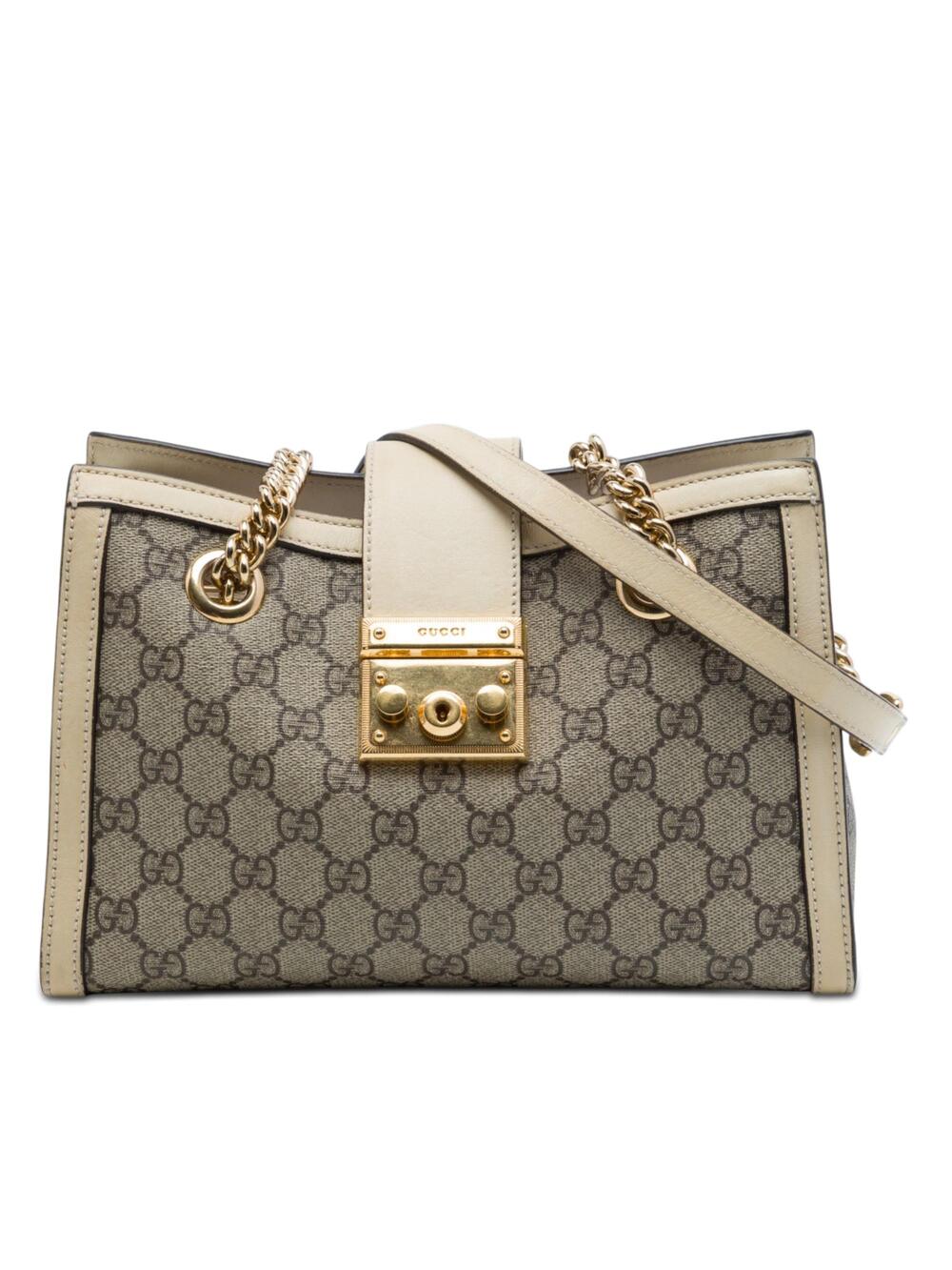 Gucci Padlock Chain Tote Gg Coated #376354G12B